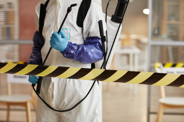 Professional Biohazard Cleanup technician working in Kittery Point, ME